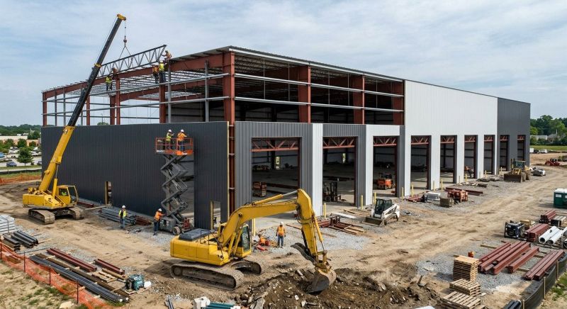 Commercial Garage Construction in South Houston, TX