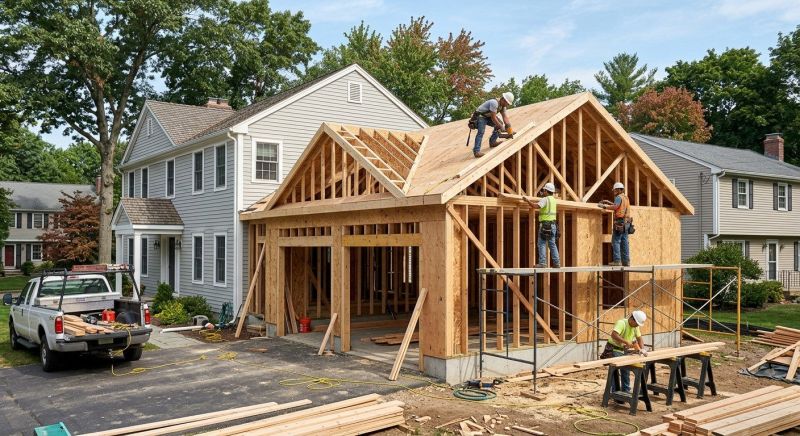 Attached Garage Construction in Pearland, TX