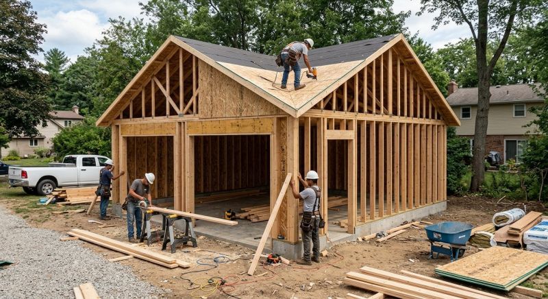 Storage Garage Construction in Conroe, TX