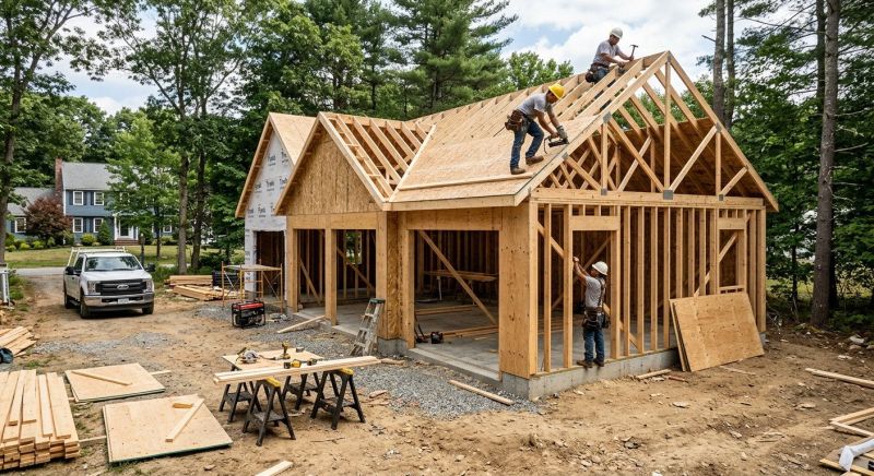Wood Garage Installation in South Houston, TX